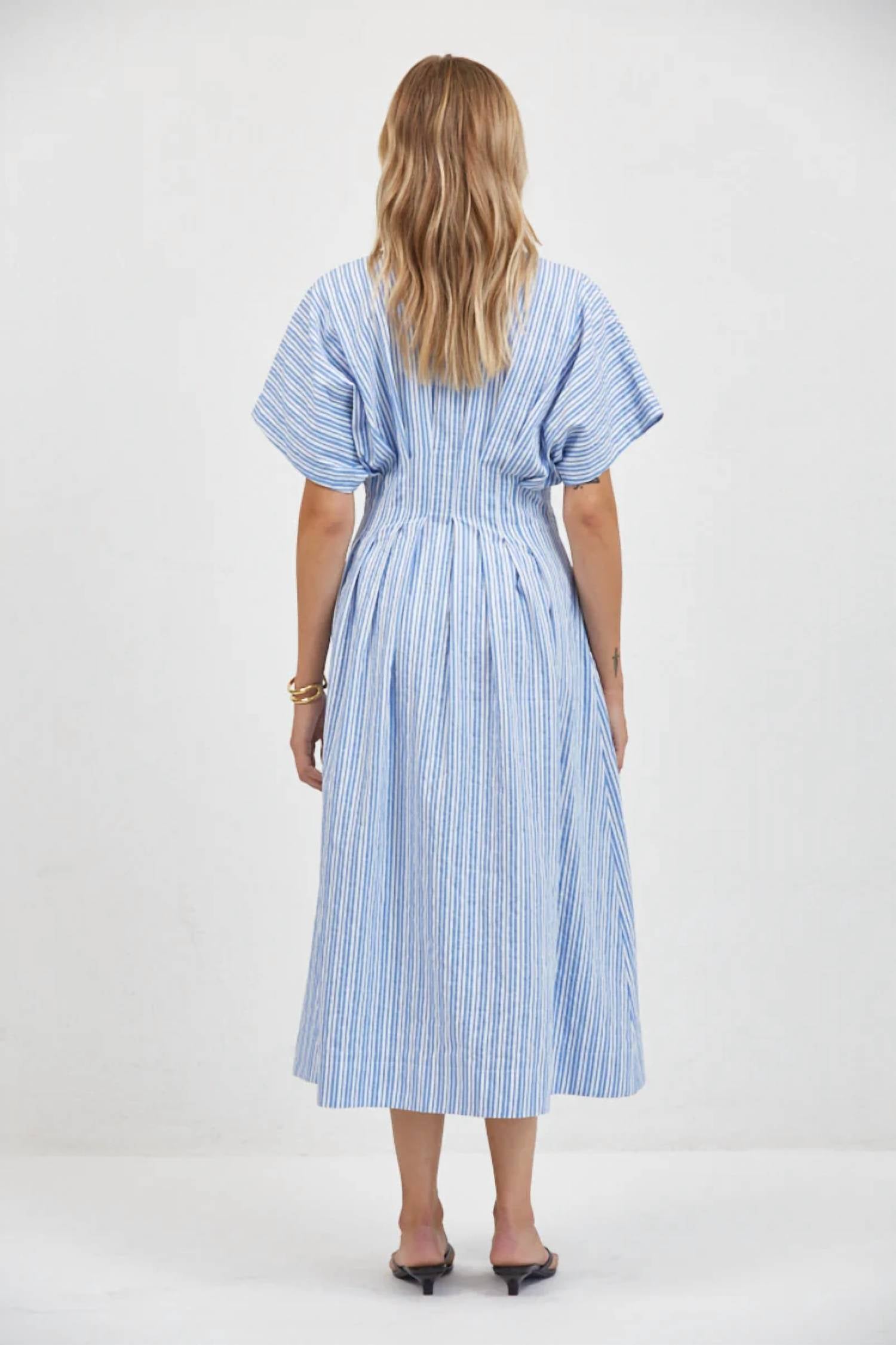 A.Ren - Aster Striped Shirtdress
