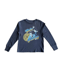 ROWDY SPROUT Kid's Sun Records Elvis Presley Long Sleeve Tee in black - kids' long sleeve top