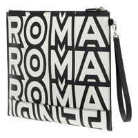 Fendi - Women's Roma Large Leather Clutch