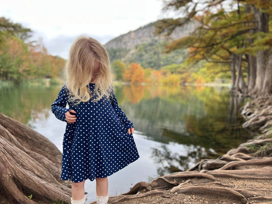 Vignette - Girl's Polka Dot Leena Dress