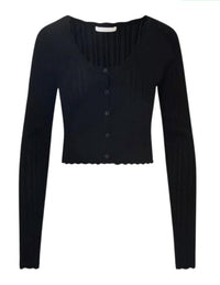 Loveshackfancy - Martti Stretch Pointelle Cardigan