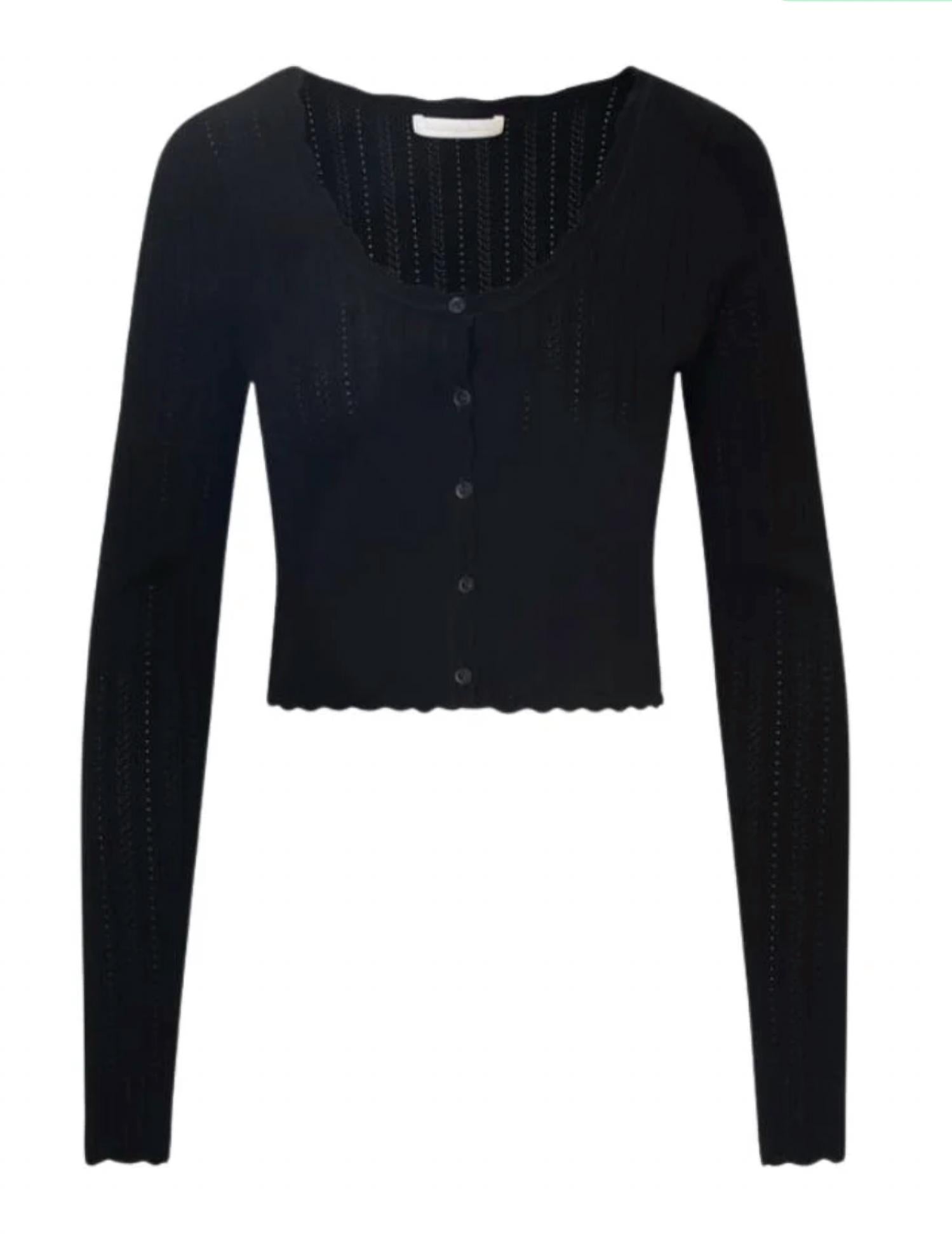 Loveshackfancy - Martti Stretch Pointelle Cardigan