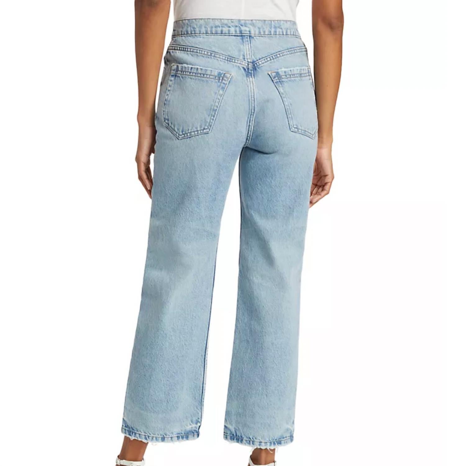 Frame - Le Jane Crop Angled Zipper Jeans