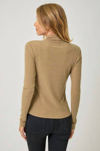 Mystree - Mock Neck Layering Top