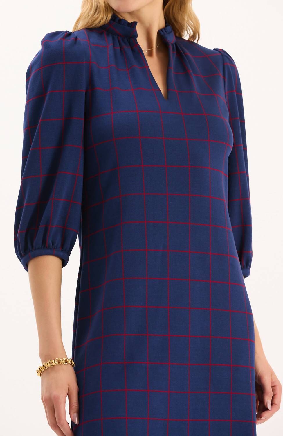 Tyler Boe - Sherri Knit Plaid Dress