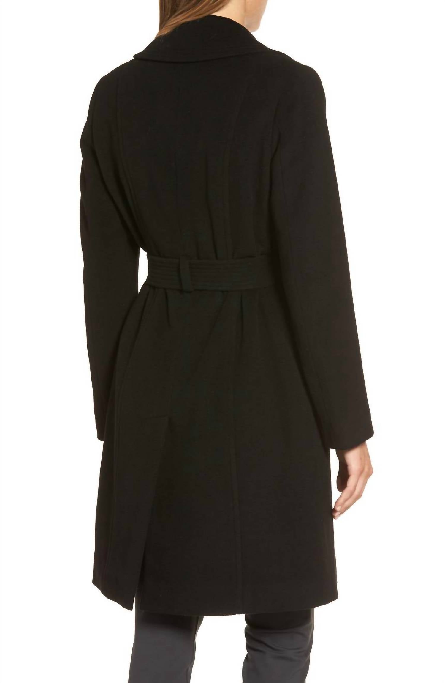 WOOL WRAP COAT