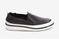VANELi Women's Quin Leather Slip-on Sneaker in black - women's sneaker - alternate view