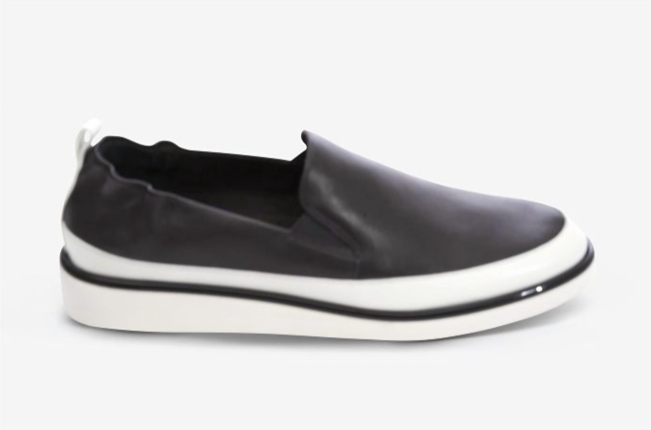 VANELi Women's Quin Leather Slip-on Sneaker in black - women's sneaker - alternate view