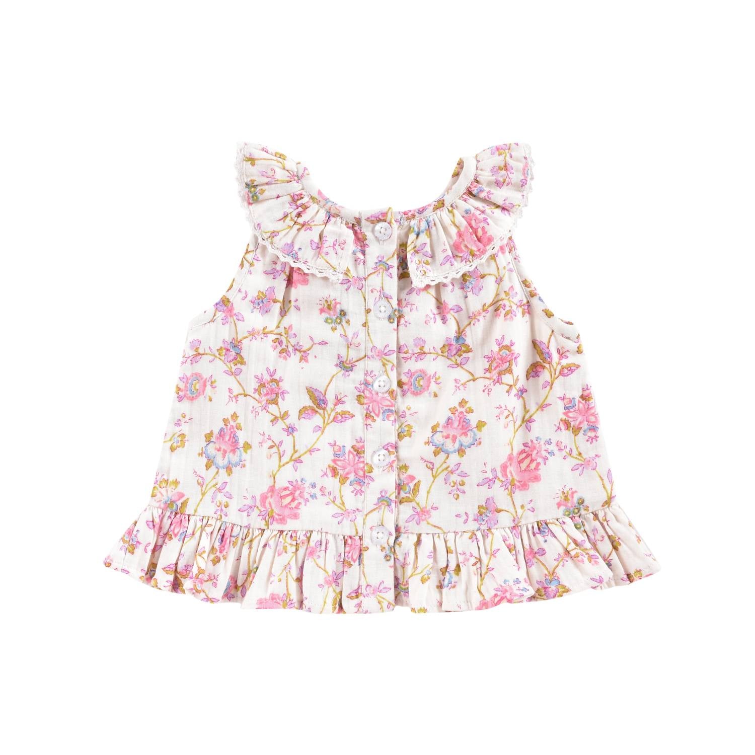 Louise Misha - Girl's Zelie Floral Blouse