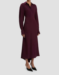 Victoria Beckham - Polo Collar Midi Dress