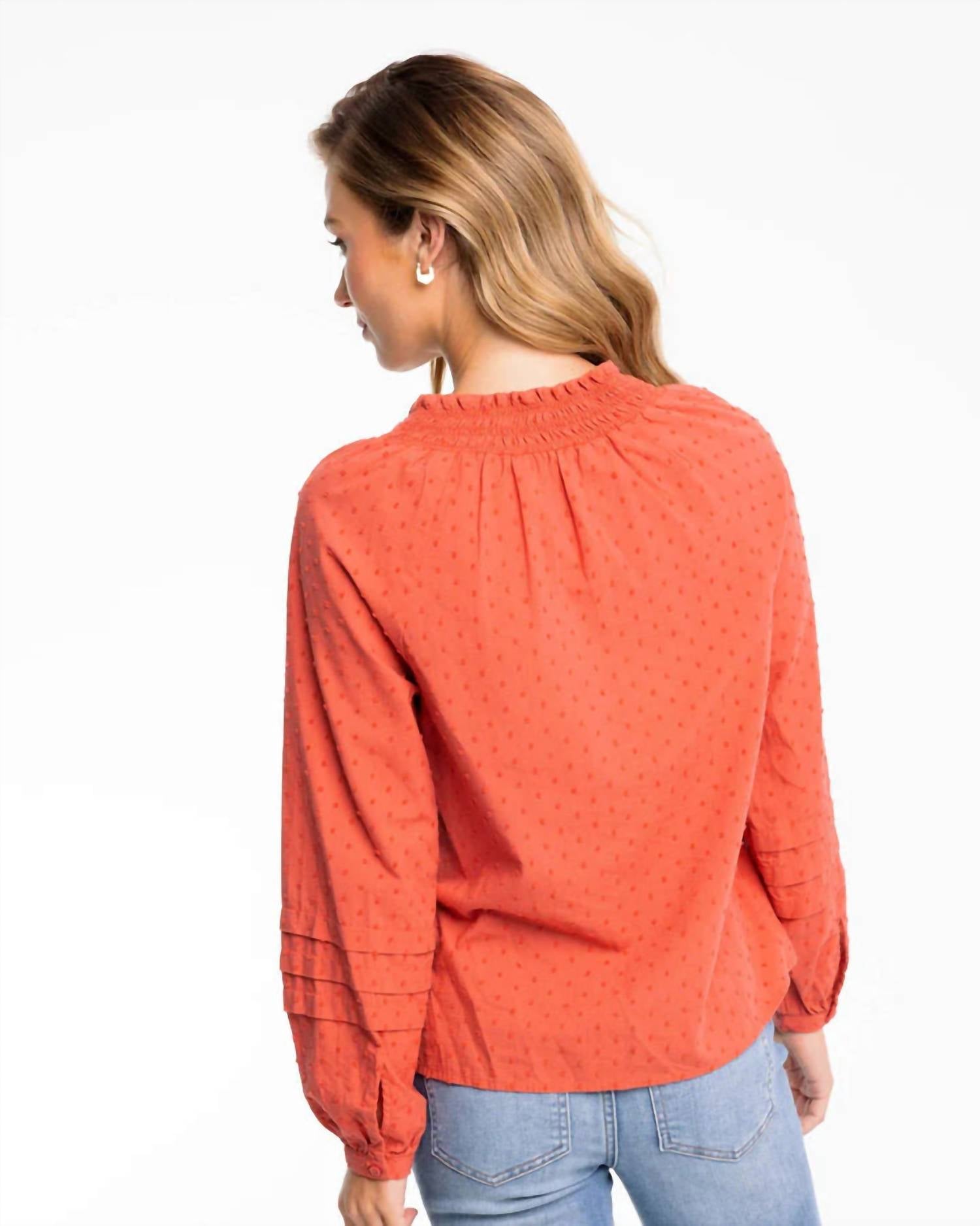 Southern Tide - Aubree Clip Dot Top