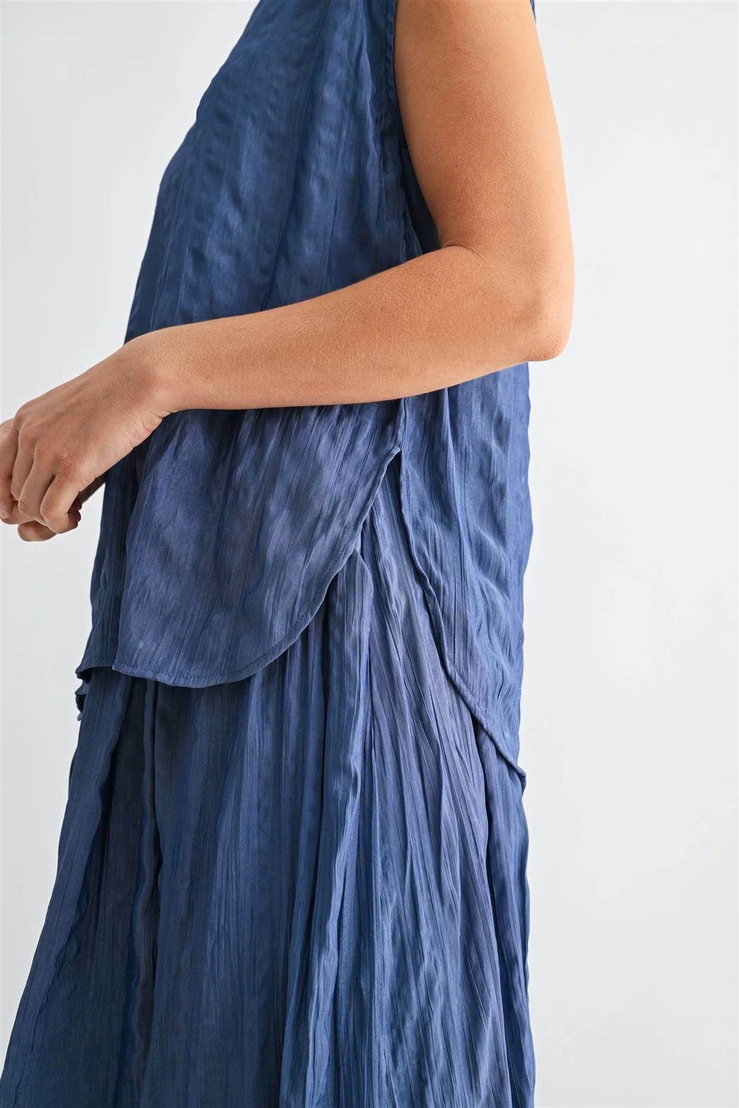 Fun 2 Fun - Madison Crinkle Satin Top