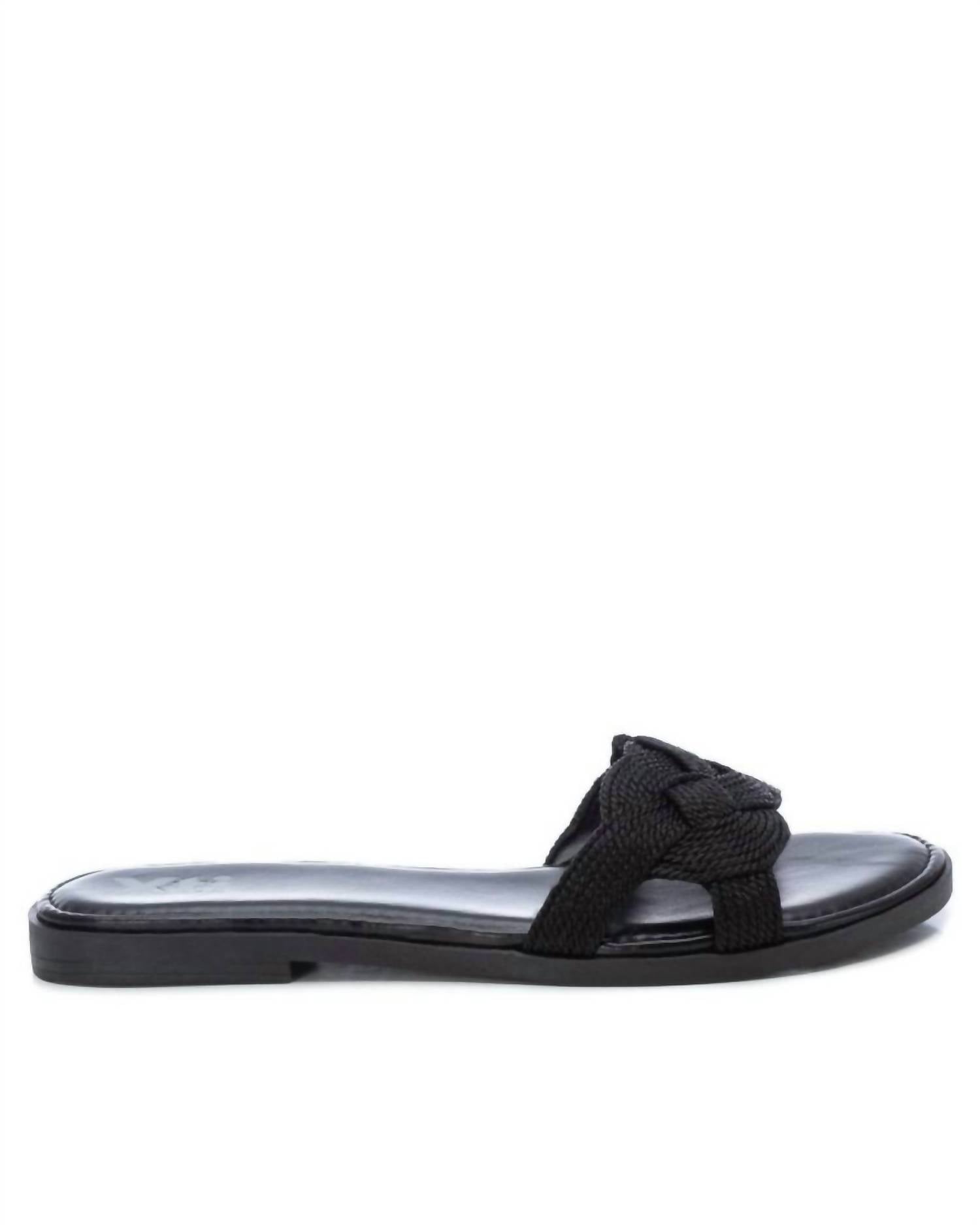 Xti - WOMEN'S BRAIDED FLAT SANDALS