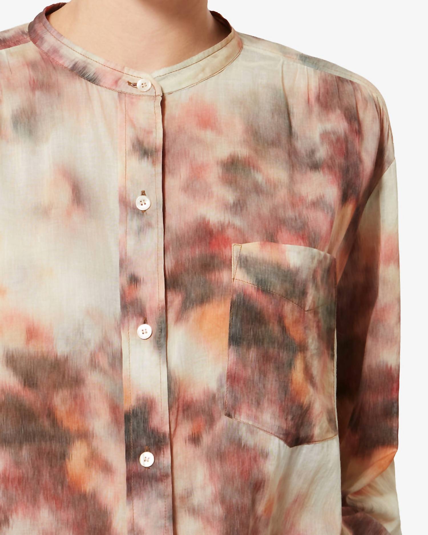 ISABEL MARANT Mexika Blouse in beige - women's blouse - alternate view