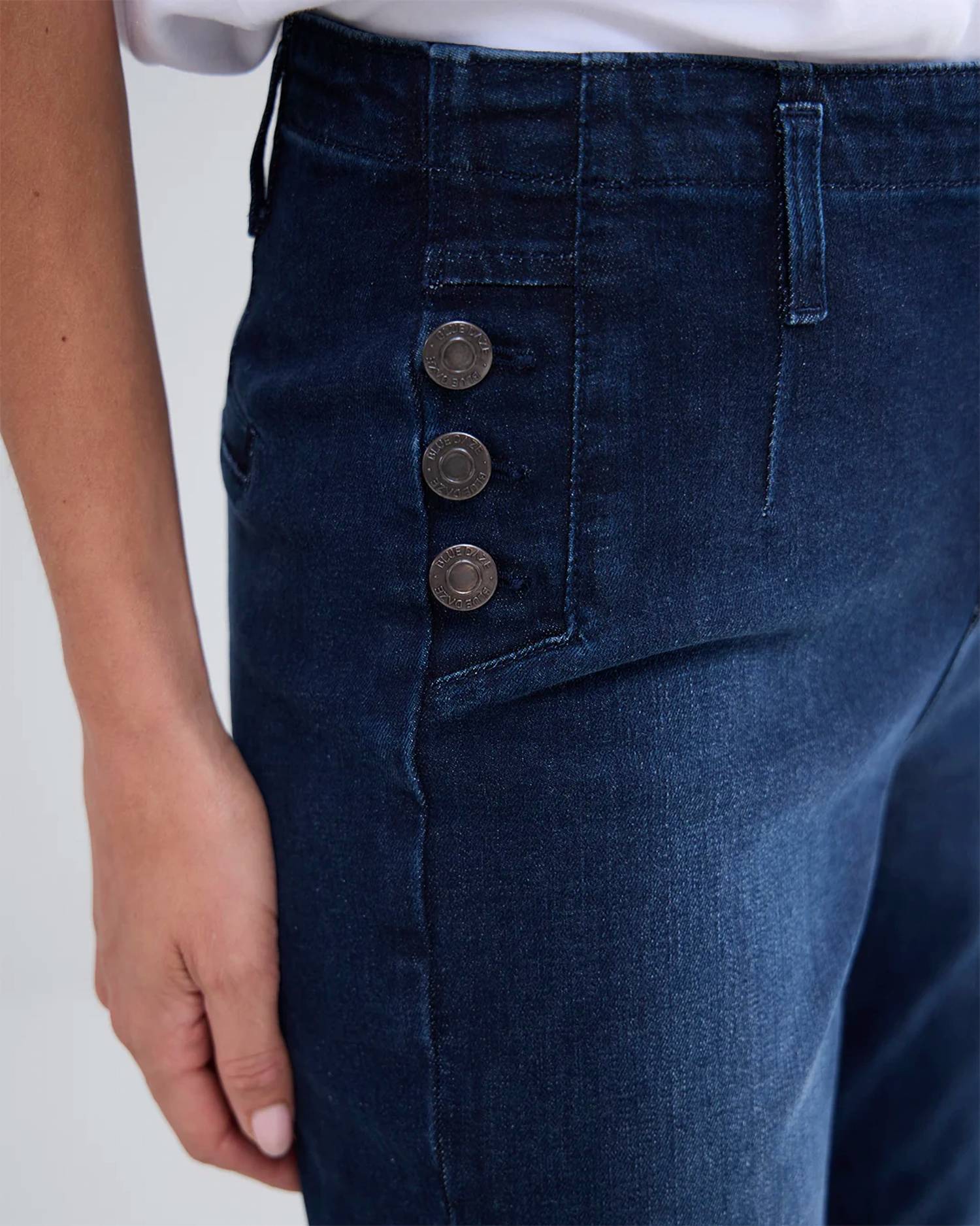 Summum - With Button Details Flared Jeans