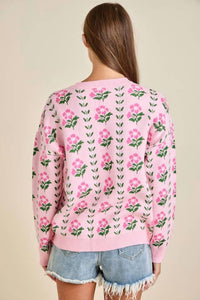 Mainstrip Marilla Sweater in pink - women's sweater - alternate view