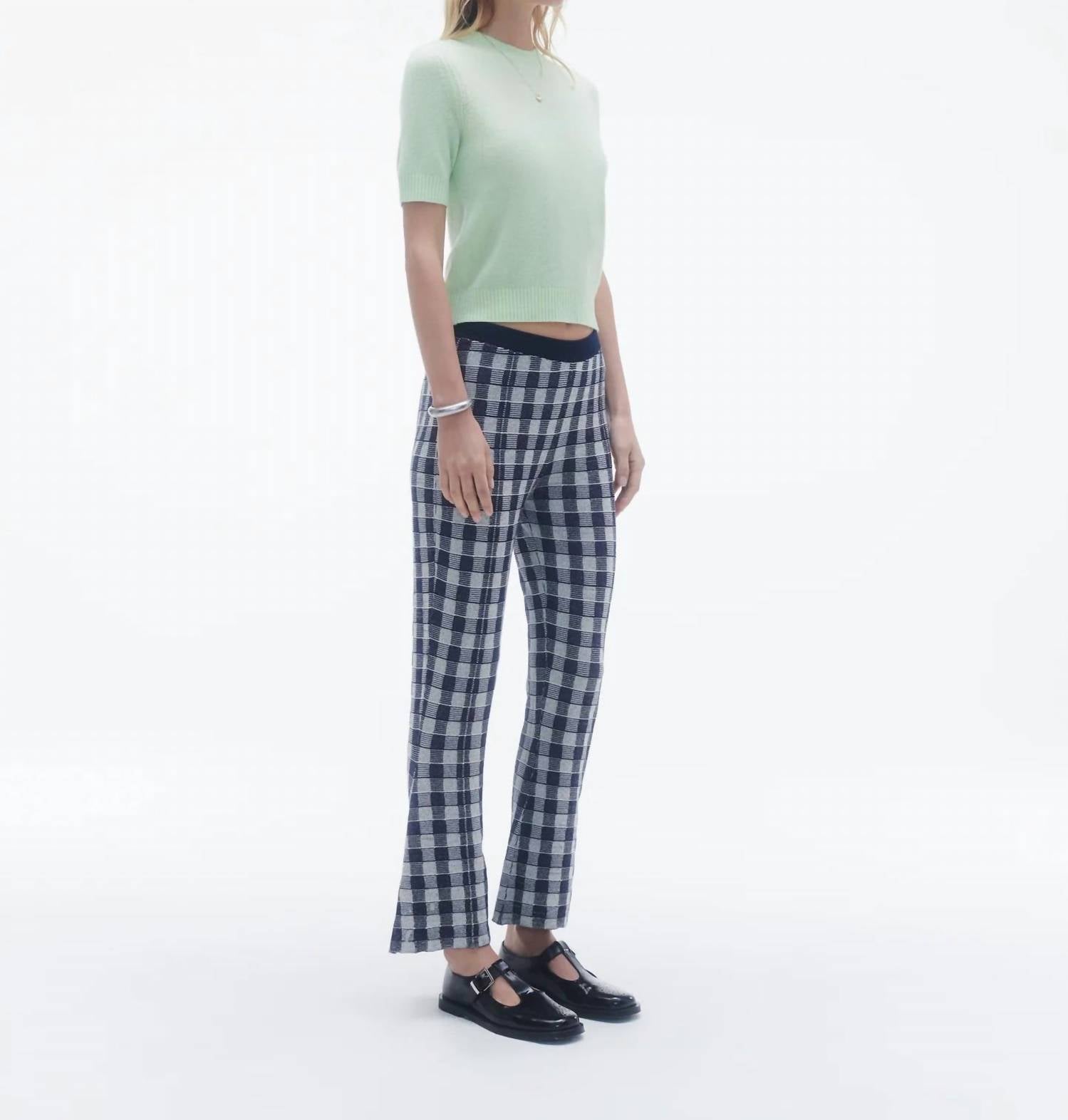 Guest In Residence - Gingham Flare Pants