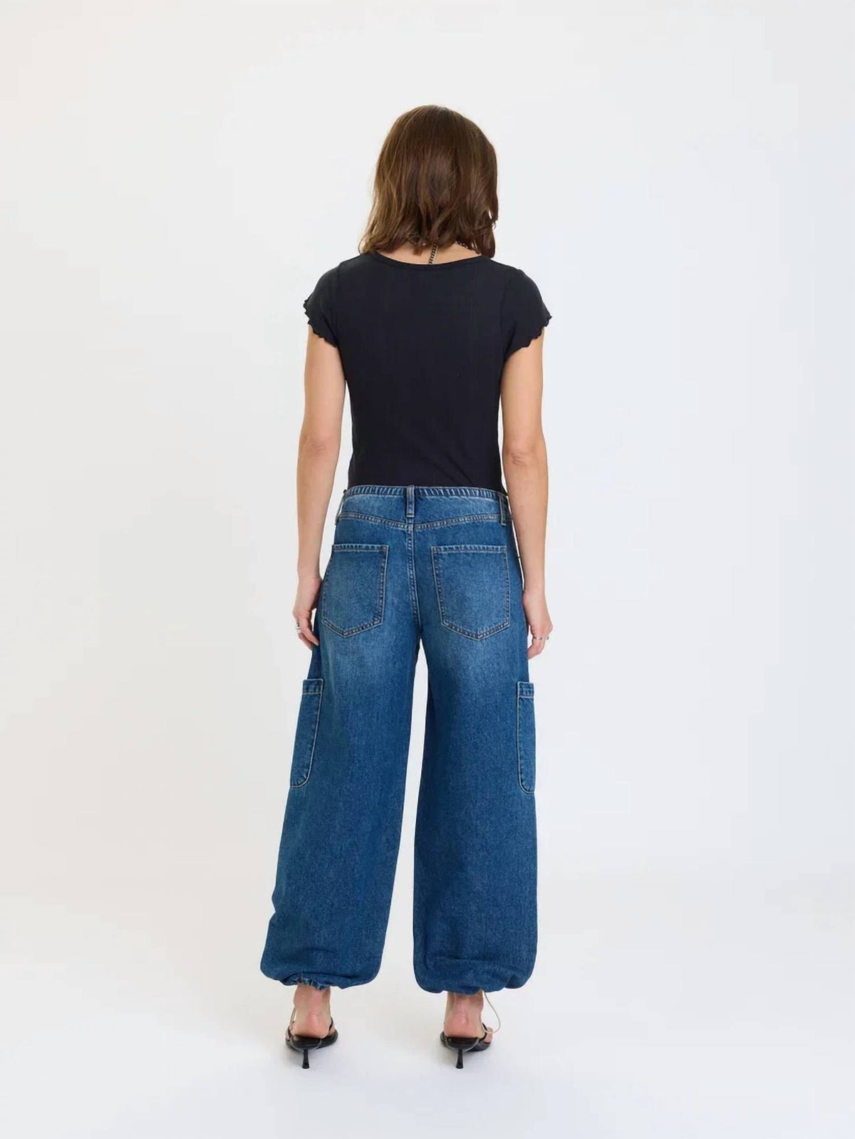 Daze - Mirage Mid Rise Cargo Harem Jean