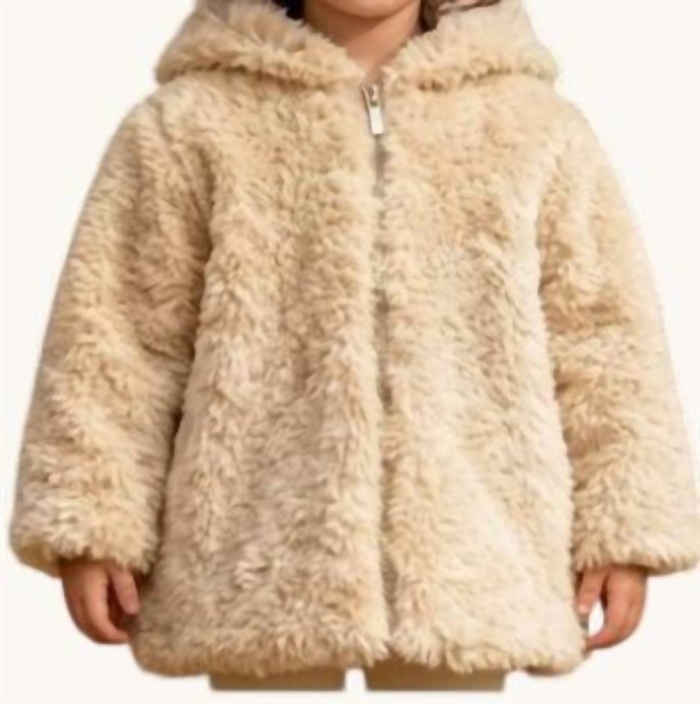 Mayoral - Girls' Reversible Faux Fur Jacket