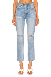 Grlfrnd - Karolina High Rise Straigh Crop Jeans