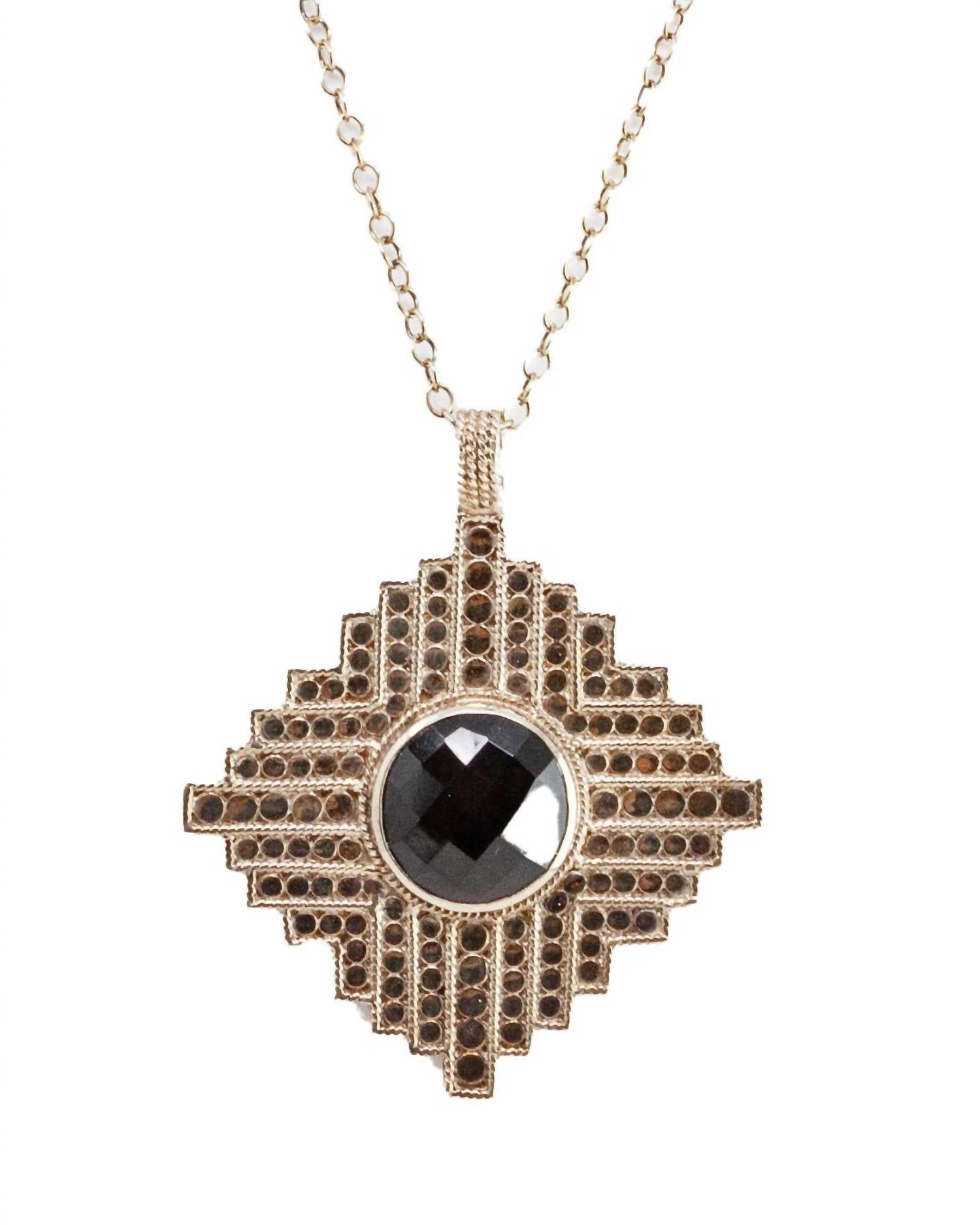Anna Beck - Women's Gili Large Square With Black Onyx Necklace