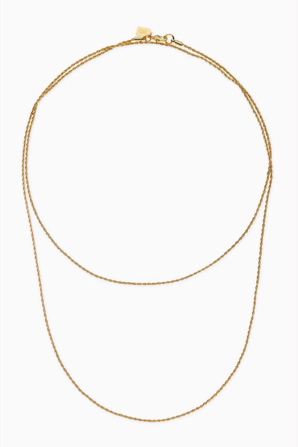 DOUBLE ROPE CHAIN NECKLACE