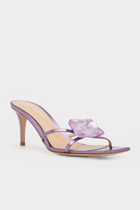 Gianvito Rossi - Women's Jewel Iridescent Leather 70 Mule Sandal