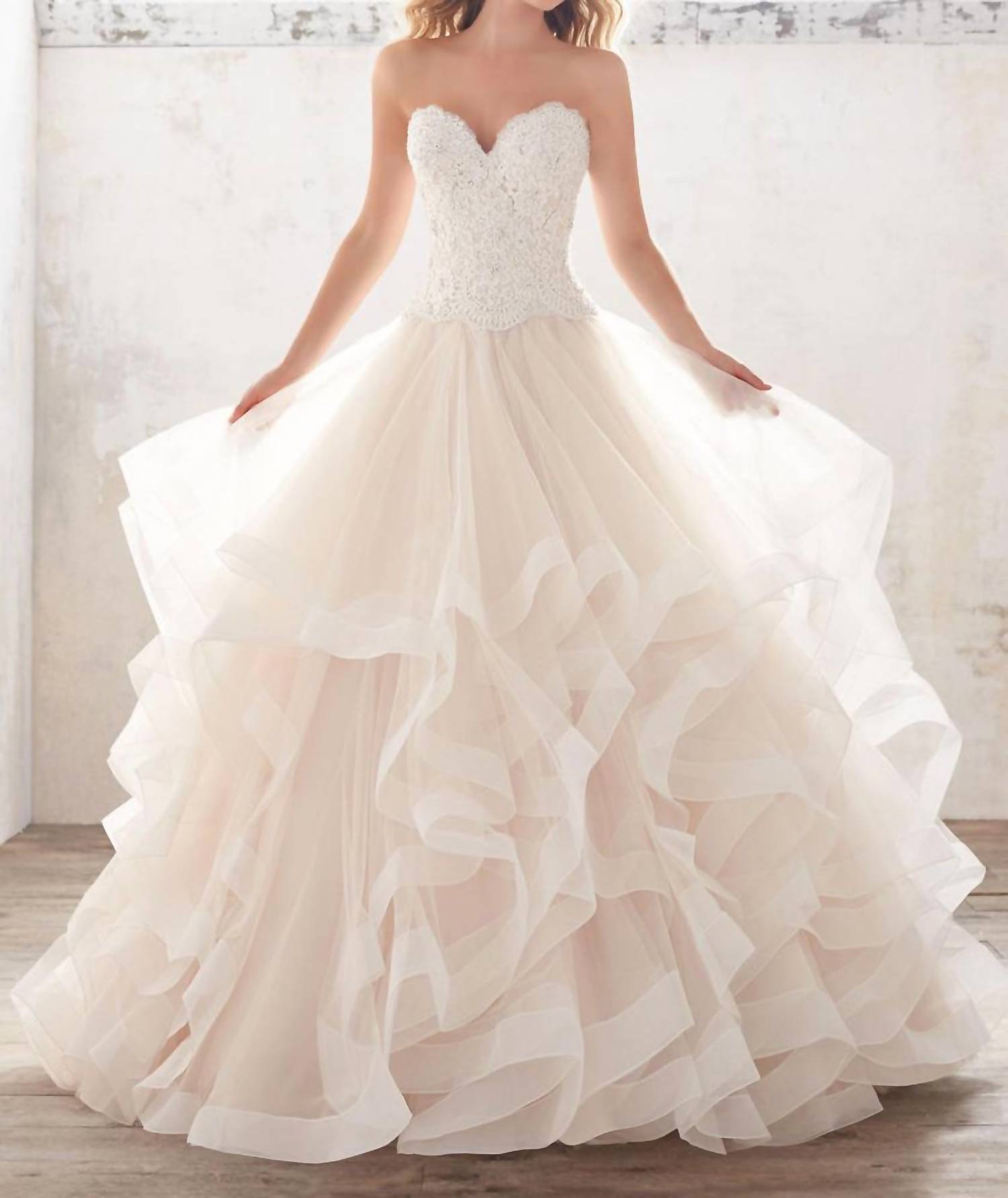 Morilee - Marcia Crystal Beaded Gown