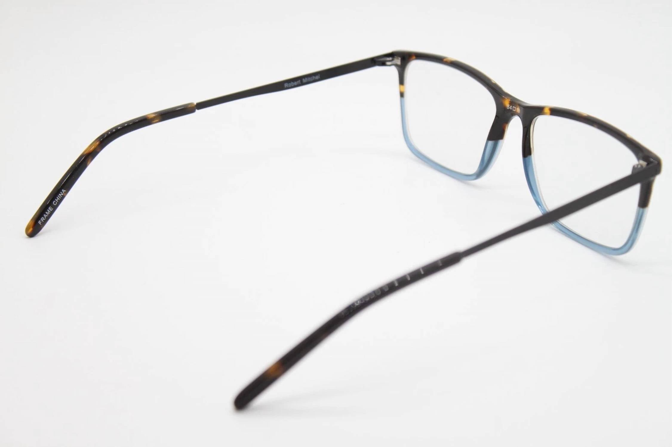 Robert Mitchel - Men's Rm 20201 Tortoise Blue Authentic Eyeglasses