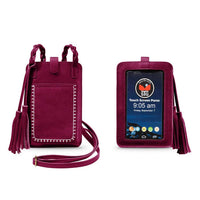 Save the Girls Women's Free Spirit Touch Screen Purses in merlot - women's accessory