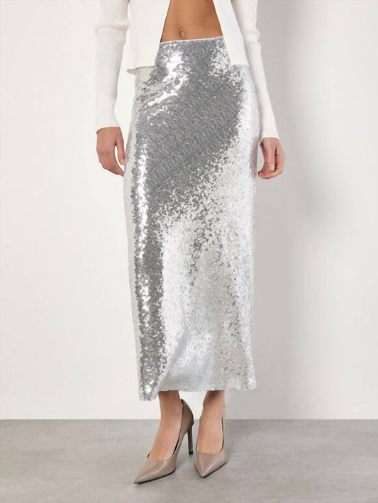 Apricot - Women's Miley Sequin Skirt