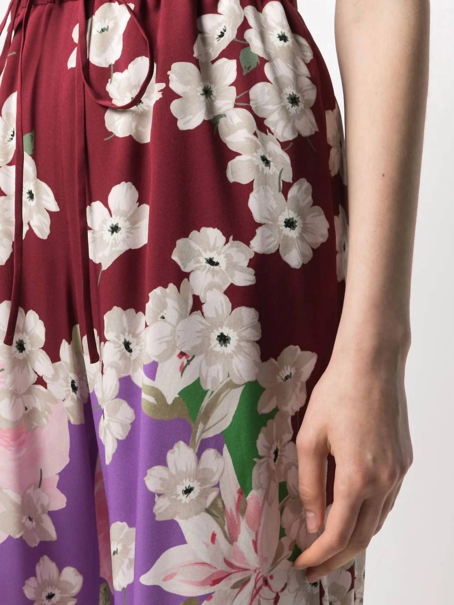 Valentino - Floral Print Pants