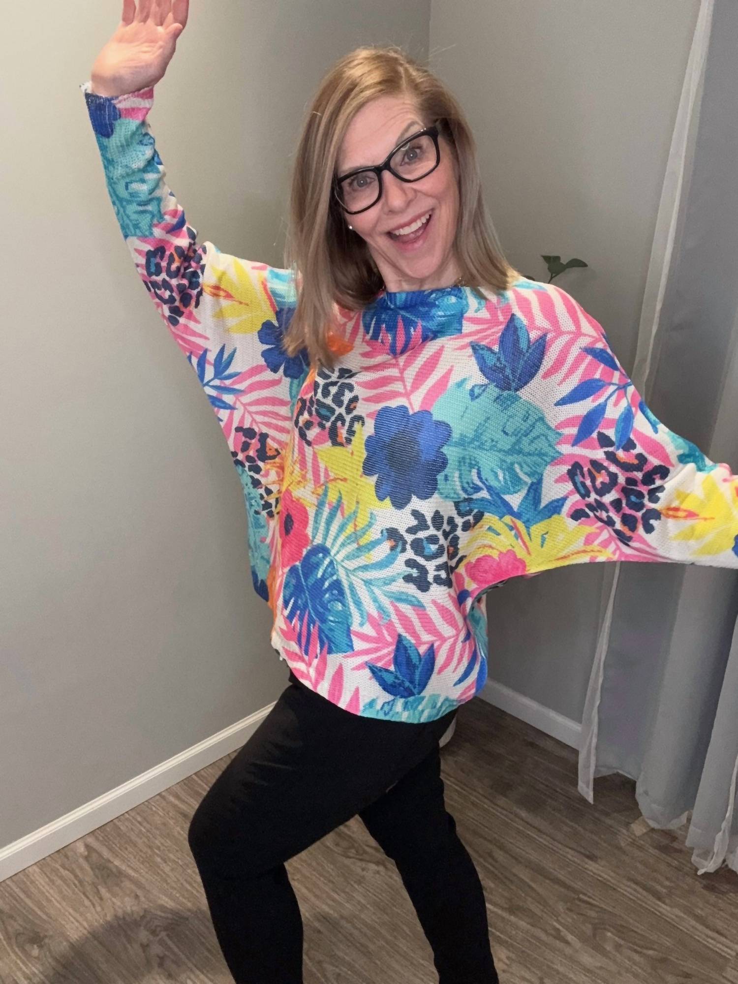 Yolly - 3/4 Sleeve Boatneck Top
