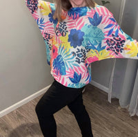 Yolly - 3/4 Sleeve Boatneck Top