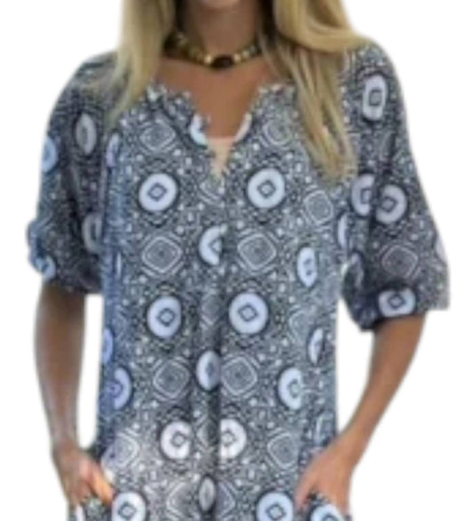 Just Darviny - Claire Short Sleeve Midi Dress