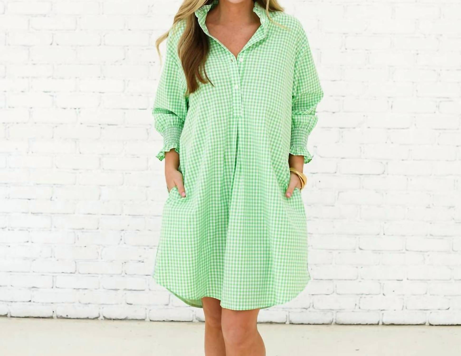 Caryn Lawn - Kimberly Opposite Gingham Mini Dress