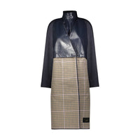 Marina Moscone - Women's Removable Funnel Collar Trench Coat
