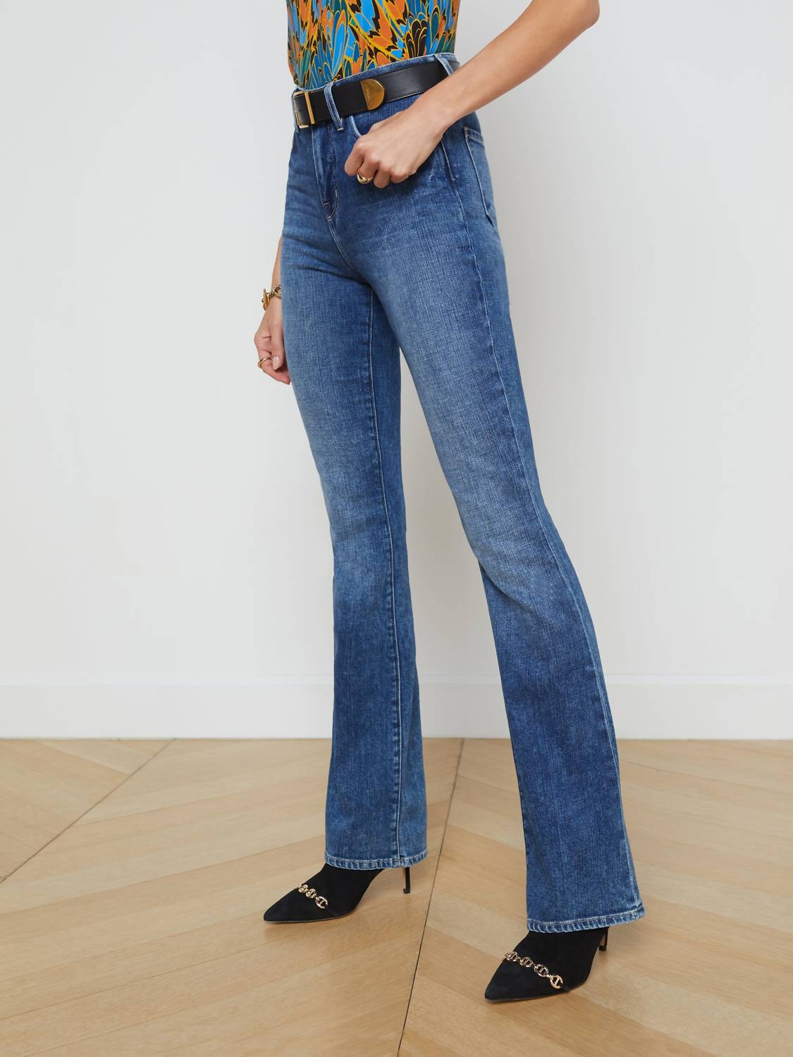L'Agence - Selma Sleek Baby Boot Cut Pants