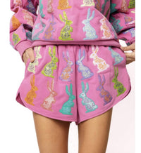 Queen Of Sparkles - Easter Bunny Sweatshorts