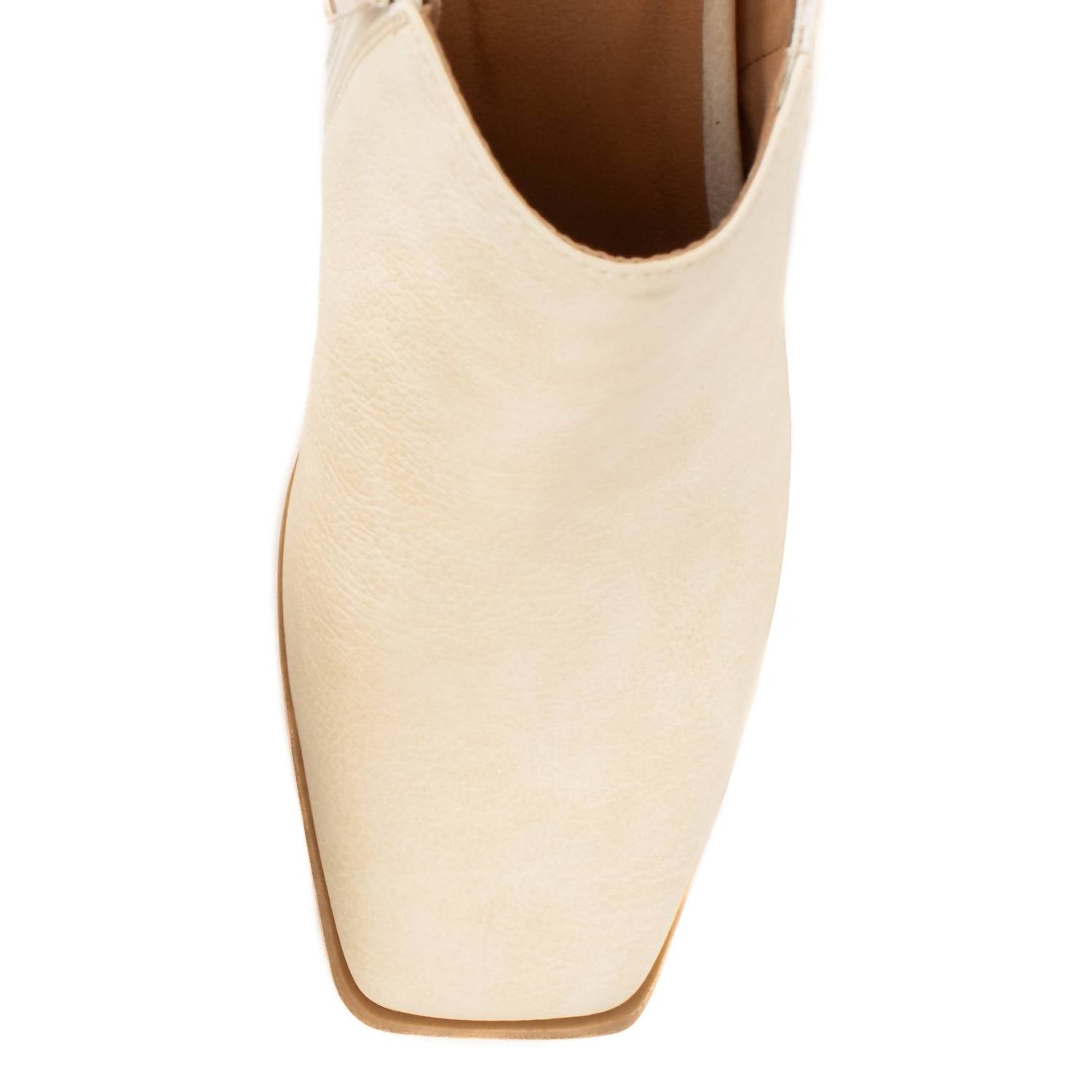 YELLOWBOX Women's Millar Heeled Bootie in bone - women's shoe - view 4