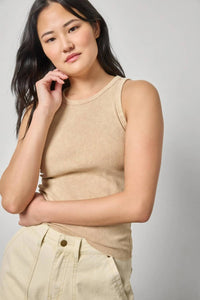 Lilla P - Sunwashed Ribbed Tank Top