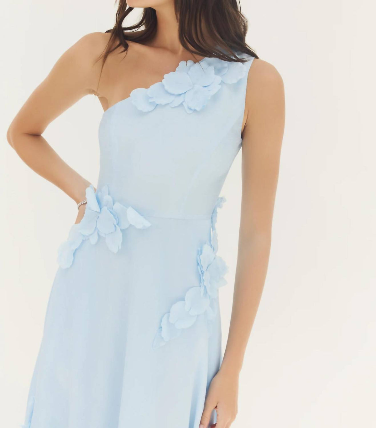 Hutch - Adalaide Sleeveless One Shoulder Gown