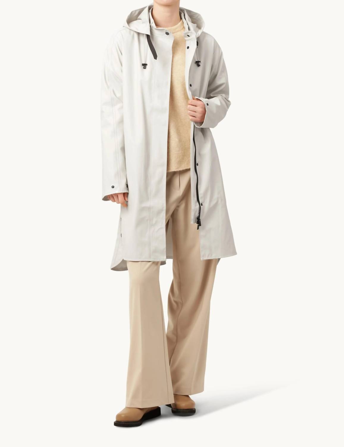 Ilse Jacobsen - Rain Hooded Rubberized Coat