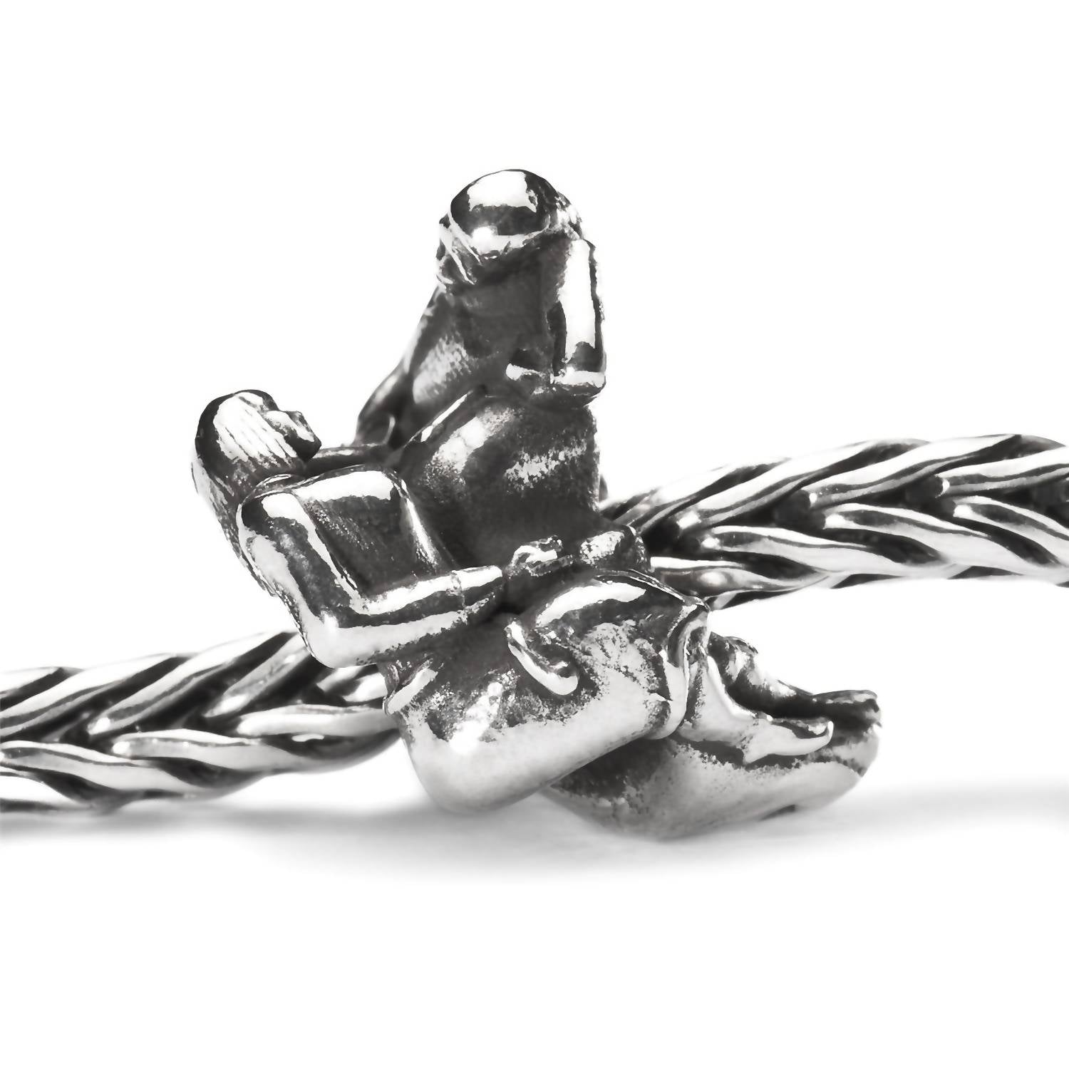 Trollbeads Women's Breakfast Bead Charm in silver - women's accessory - alternate view