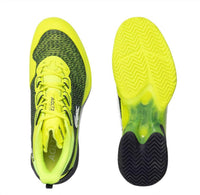 LACOSTE Men's Ag-lt23 Ultra Shoe in yellow navy - men's sneaker - detail view