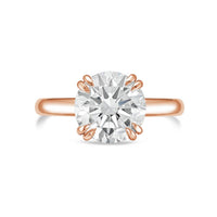 Diana M Jewels - 8.00 Ct Classic Split Claw Lab-grown Round Diamond Solitaire Ring