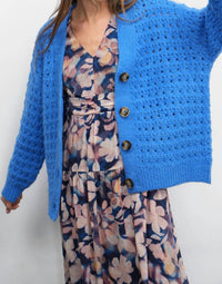 Greylin - Hudson Oversized Crochet Knit Cardigan