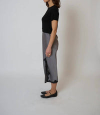 Central Park West Celeste lace and sweater combo dress in black - women's dress - alternate view