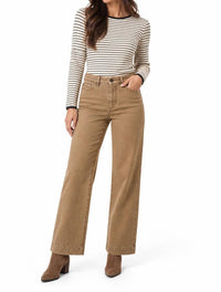 Mb By Tribal - Utility Wide-Leg Stretch Twill Pants