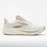 BROOKS Women's Ghost 17 Running Shoes in grey chateau grey portabella 1 - women's shoe - detail view